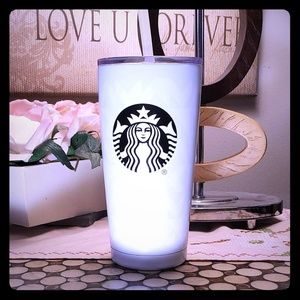 Starbucks stainless steel coated straw/tumbler
